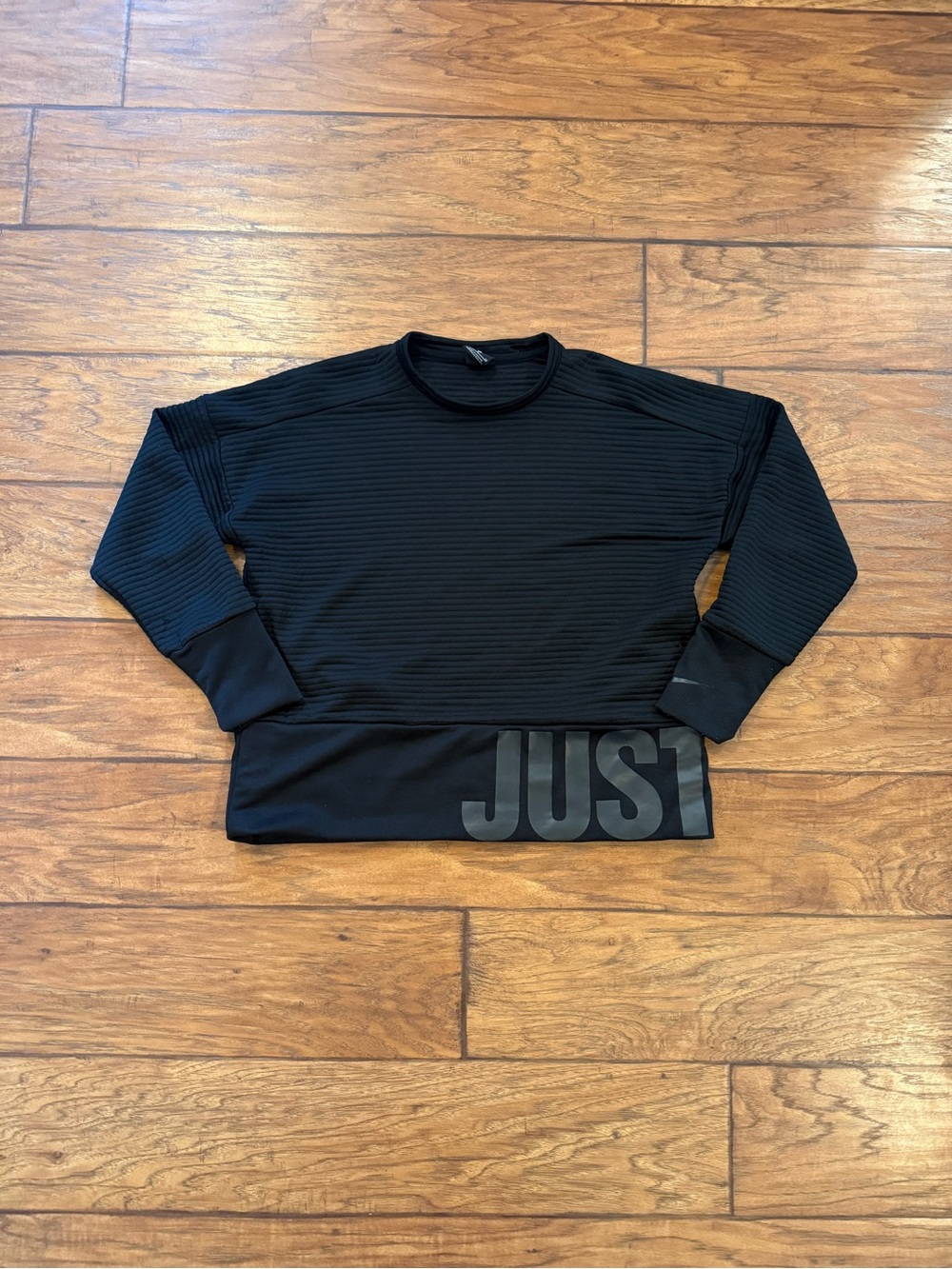 Nike Dri-Fit Ribbed Knit Relaxed Fit Pullover Women's Sz Small